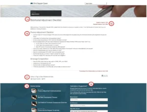 Elements on the page containing the Quest article. Numbers surrounded by red circle identify each element of the article on the page.
