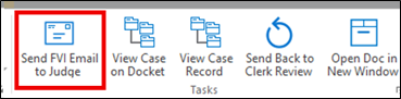 "Send FVI Email to Judge" button